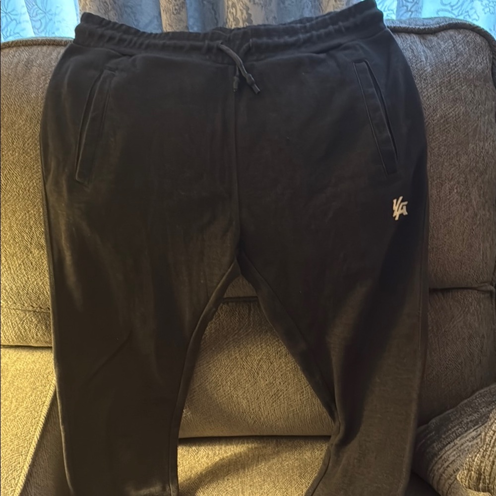 Dark Grey Jogger Pants with Logo